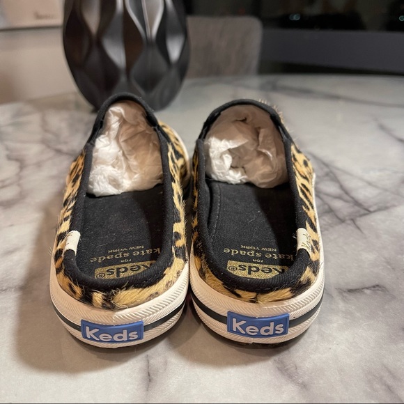 Keds by Kate Spade New York double decker leopard mules - Picture 5 of 7